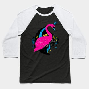 CMYK Swan Queen Baseball T-Shirt